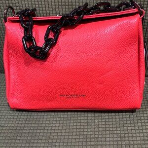 Viola Castellani Pebble Leather Handbag New With Tag